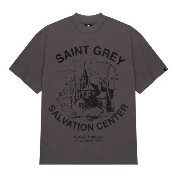 G59 Salvation Center T-Shirt, Heather Grey, size XL - Picture 1 of 4